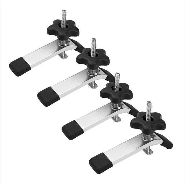 4 PZ T-Track Hold Down Clamp per Trapani un Colonna, CNC, Seghe da Banco, M B2O3
