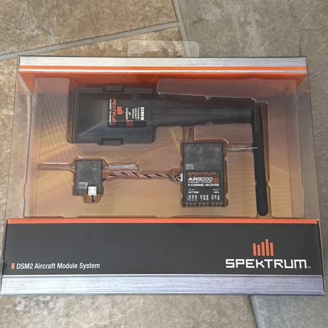 SPEKTRUM DM9 AIRCRAFT Module & Receiver 2.4ghz DSM2 JR Transmitter RC ...