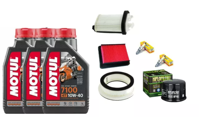 Kit/Tagliando Yamaha Tmax-530 T-Max Dal 2012 2015 Olio Motul 7100 Filtri Candele