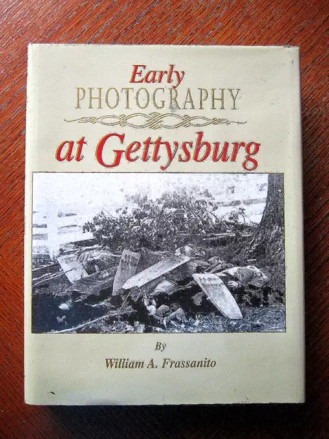 1995 CIVIL WAR PHOTOGRAPH Gettysburg Pa. 1863 BATTLE Union GUN Confederate Book