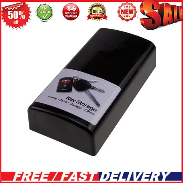 Magnetic Creative Car Key Hider Portable Key Storage Box Hidden Black Outdoor