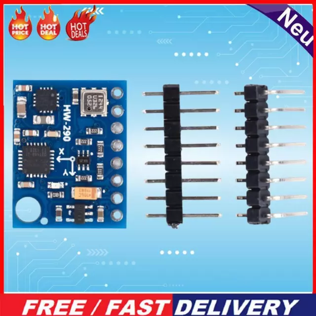 Accelerometer Module GY87 Sensor Module MPU6050 HMC5883L BMP180 IIC for Arduino