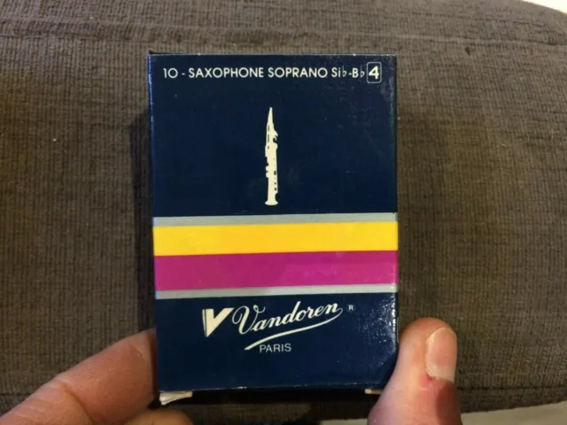 Vandoren - Boite de 10 anches Saxophone Soprano - Force 4