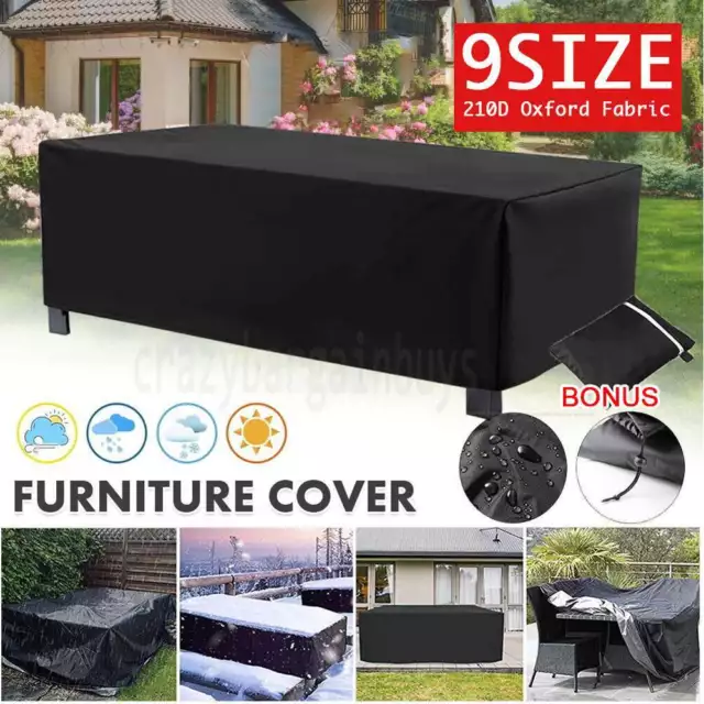 Waterproof Outdoor Furniture Cover Garden Patio Rain UV Table Protector Chair AU