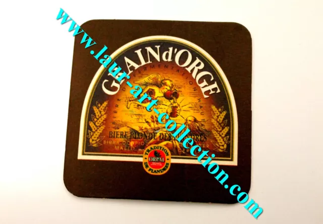 Grain D'orge - Orpal - Ancien Sous Bock, Dessous Verre Biere - Bier Beer Coaster