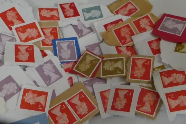 33 obsolete style standard 1st/ First Class UNFRANKED UK British postage stamps