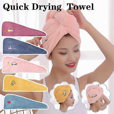 Toalla turbante para cabello | Envoltura para cabeza de algodón | Secado rápido del cabello baño ducha sombrero gorra.