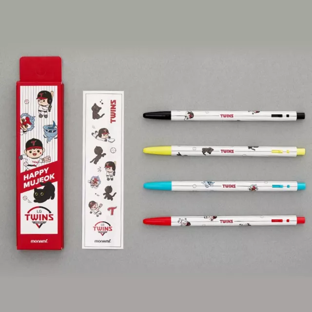 Korean Air x Monami 153 Ballpoint Pens 3PCS Office School Supply
