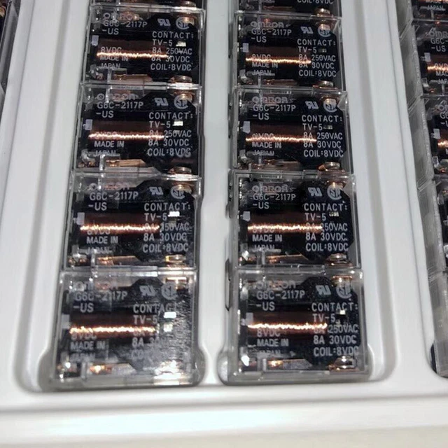 OMRON G6C-2117P-US-8VDC Power Relay 6Pins 8A 250VAC OMRON G6C-2117P-US-8VDC Power Relay 6Pins 8A 250VAC