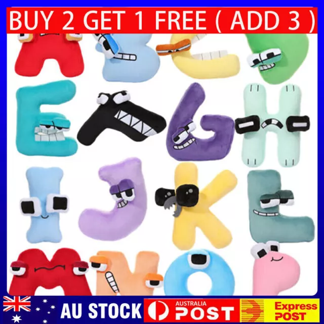 ALPHABET LORE NUMBER Zero One Plush Doll Baby Toy Xmas Gift Educational  Home $10.45 - PicClick AU