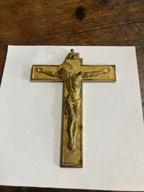 Magnifique Croix De Jérusalem Ancienne En Or 14 Carats - Pièce Vintage Et Unique
