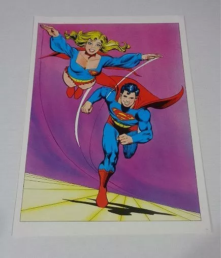 1978 Neal Adams Superboy Supergirl poster 1:Superman/Legion of Super-Heroes ally