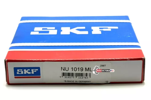 SKF NU 1019ML CYLINDRICAL ROLLER BEARING 95x145x24mm