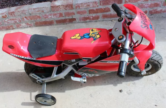 Razor pocket rocket miniature electric 2025 bike