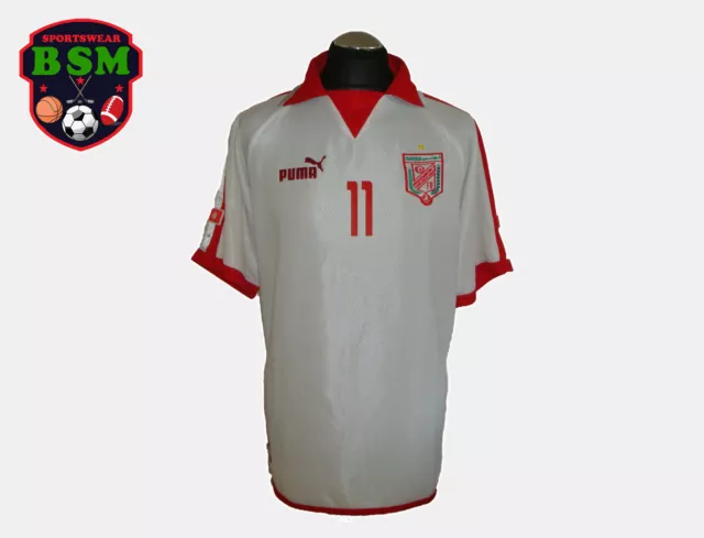 TUNISIA HOME 2004-2005 #11 Dos Santos PUMA XL FOOTBALL SHIRT Soccer Jersey