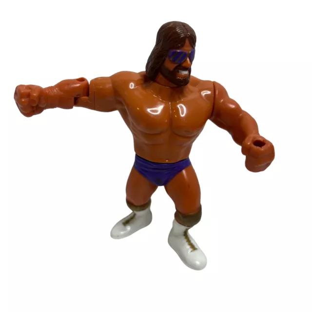 Figura de acción vintage 1991 Hasbro WWF WWE serie 2 Macho King Randy Savage