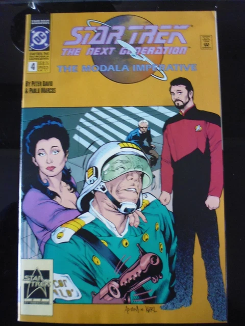 Star Trek - The Next Generation : The Moderla Imperative # 4.  Dc Comics 1991