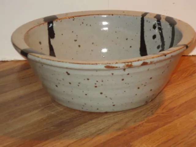 Guillermo Cuellar Large Studio Pottery Serving Bowl , Marked