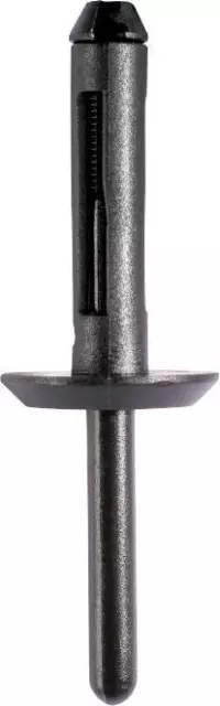 20-40pcs Noir Aluminium Pop Ouvert Creux Rivets Aveugles Grand Cap