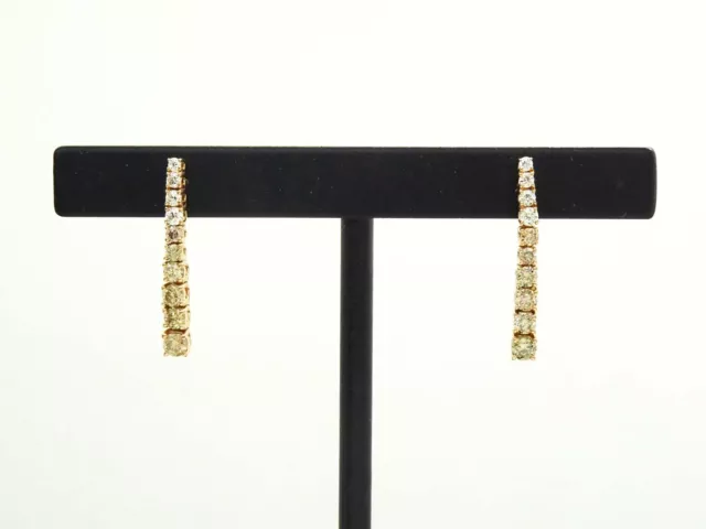 Effy 0.65 ctw Diamond Dangle Drop Earrings 14k Rose Gold