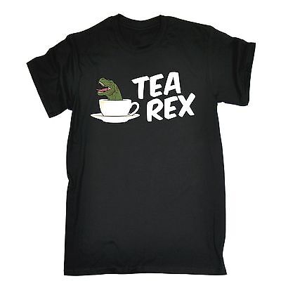 Tea Rex T-SHIRT Tee Him Trex Dinosaur Dino Jurassic Funny Present birthday gift