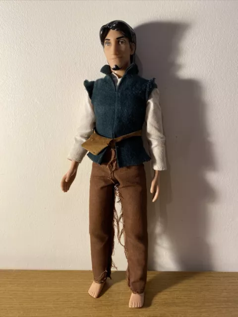 Disney Store Tangled Flynn Rider Doll 12” Action Figure Toy Rapunzel VGC