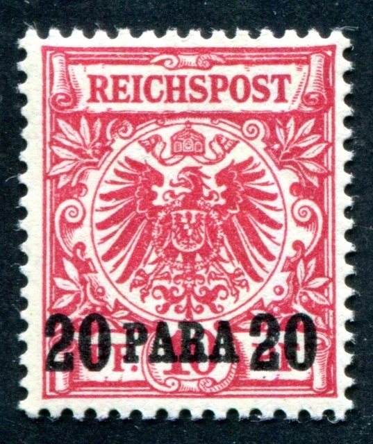 DEUTSCHE KOLONIEN TÜRKEI 1889 7e *  FARBE BEFUND BPP 500€(Z3148