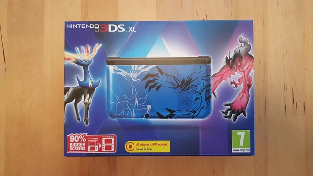 NINTENDO 3DS XL Pokemon XY Blue Limited Edition U.K. PAL Brand New ...
