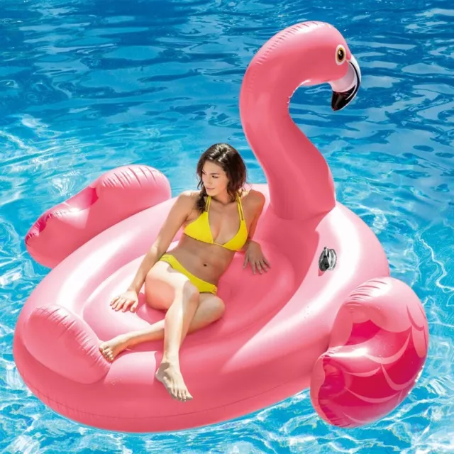 Intex 56288 Materassino Fenicottero Rosa Flamingo Gigante Gonfiabile Galleggiant