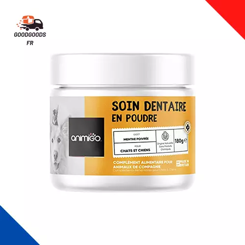 Poudre Soin Dentaire Chien Et Chat 180G - Algues Varech anti Tartre