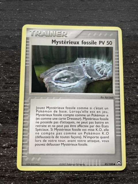 Mysterieux Fossile Pv 50 Unco - Pokemon 85/108 Ex Gardiens Du Pouvoir Neuf Fr