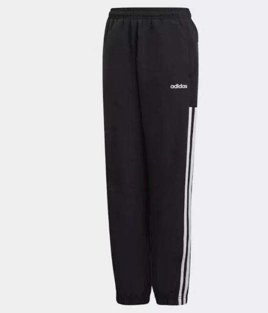 Junior Boys Adidas Track Pants 3 stripe Joggers Trouser