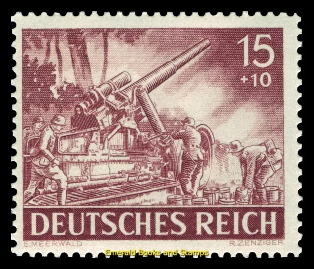 EBS Germany 1943 - Army Day - Artillery - Michel 837 - MNH**