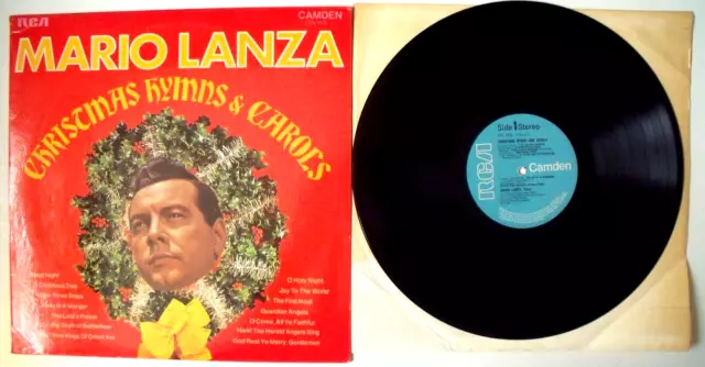 Mario Lanza - Christmas Hymns & Carols - Vinyl LP - Excellent