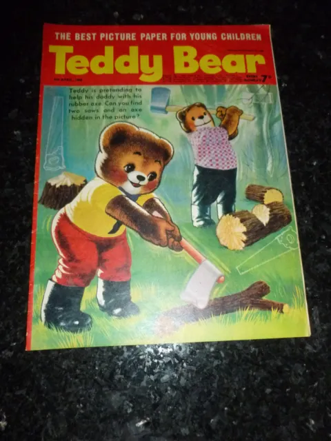 TEDDY BEAR Comic - Year 1968 - Date 06/04/1968 - UK Paper Comic