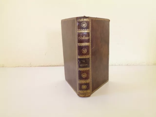 livre ancien - Voltaire- La Henriade - 1792