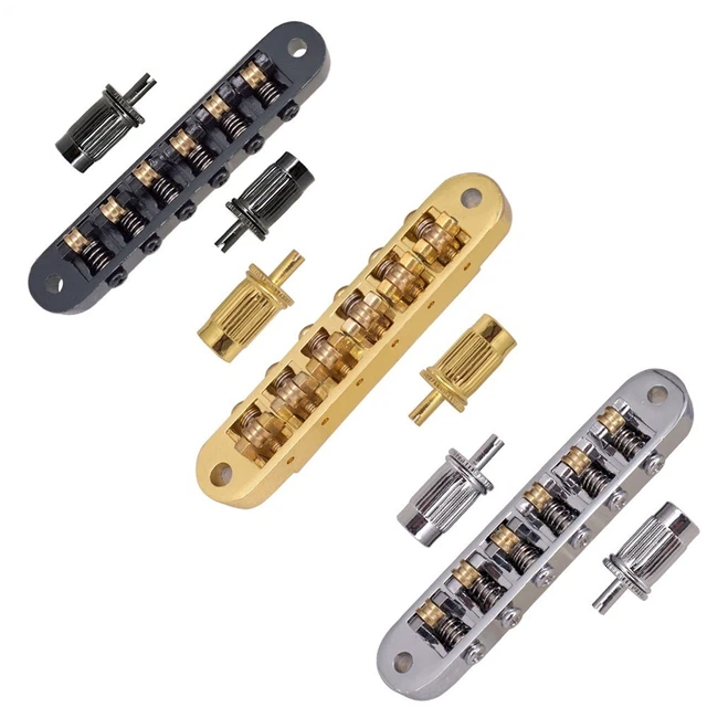 Selle Et écrou De Guitare Acoustique 6 Cordes En Laiton - 76 Mm, Doré - Pièces De Rechange Pour Pont De Guitare - Améliore La Sonorité - 3