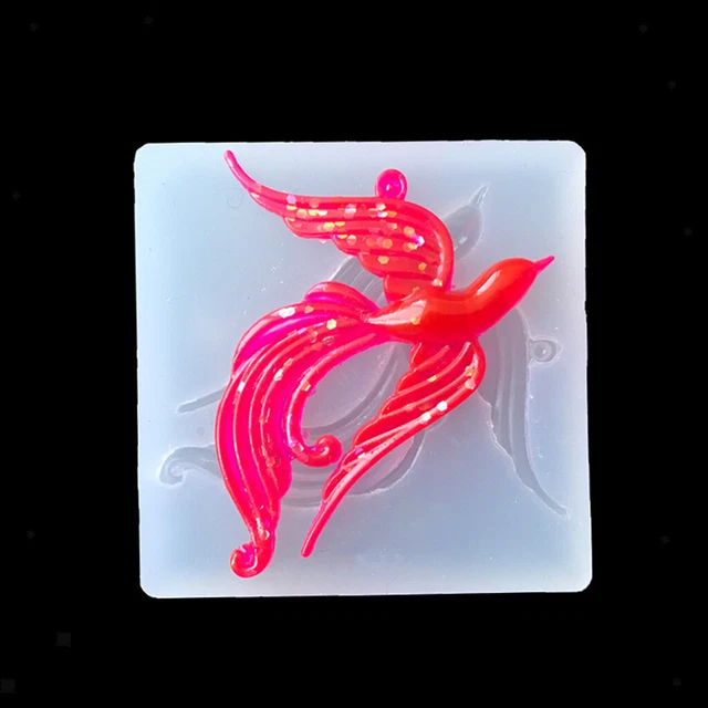 Silikonform Form mit Loch DIY Harz Schmuck Anhänger Herstellung Bastelwerkzeuge
