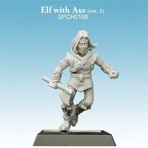 Spellcrow - Elf with Axe (ver. 1) - SPCH0108 OVP (SP25)