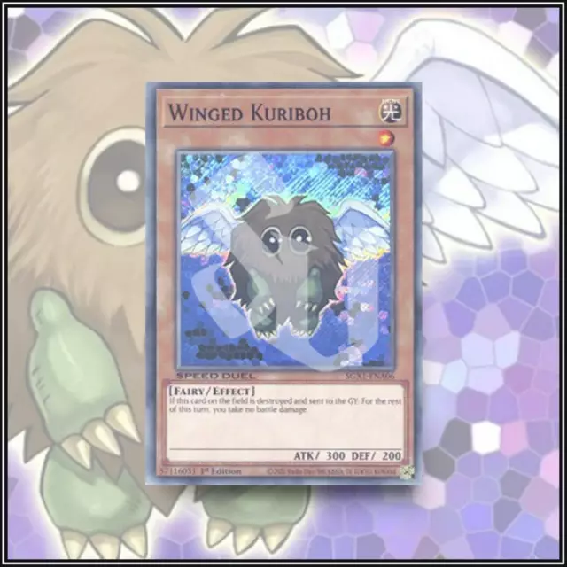 YuGiOh WINGED KURIBOH | JADEN'S DECK ▪️ SECRET RARE ▪️ 1ST EDITION 💎