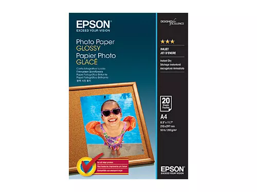 Epson S042538 Glossy Photo Paper - 20 sheets A4 200gsm C13S042538 T5460 T3460