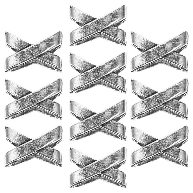 10Pcs Furcht Perlen Celtic Bart Perlen Haar Rohr Perlen Diy Haar Flechten Perlen