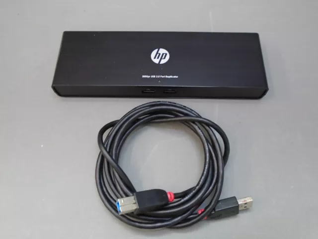HP 3005pr USB 3.0 Port Replicator & PSU -  HDMI / Display Port / LAN HSTNN-IX06
