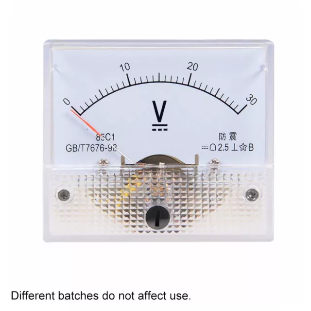 DC 0-600V Analog Volt Voltage Needle Panel Meter Voltmeter  Gauge 85C1 New 3