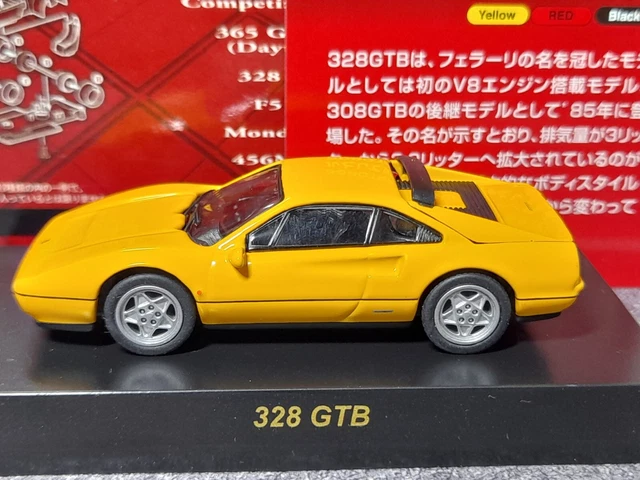 京商1/18フェラーリ308GTBイエロー 京商 フェラーリ308GTB(1976) イエロー 1/18（KYOSHO FERRARI