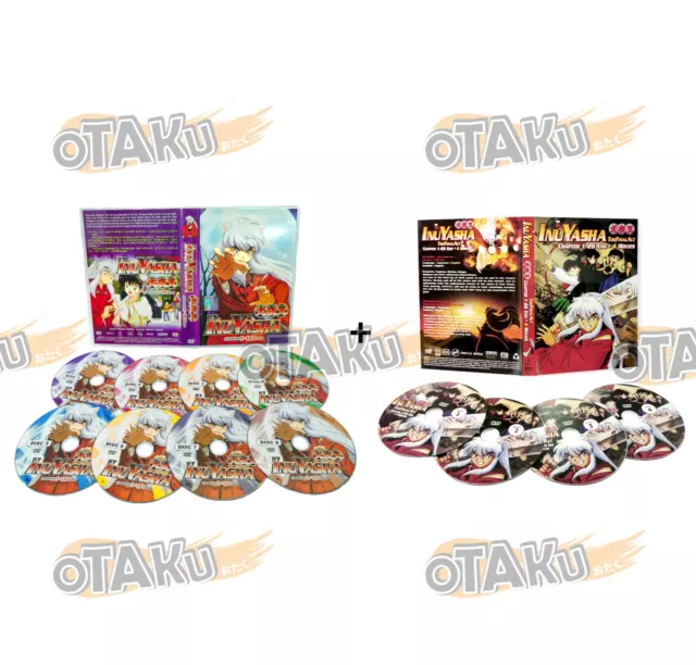 DVD Anime Inuyasha + Hanyo No Yashahime (1-241 End) +4 Movies +