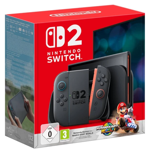 NINTENDO SWITCH 2 Console With Mario Kart World Bundle + BRAND NEW ...