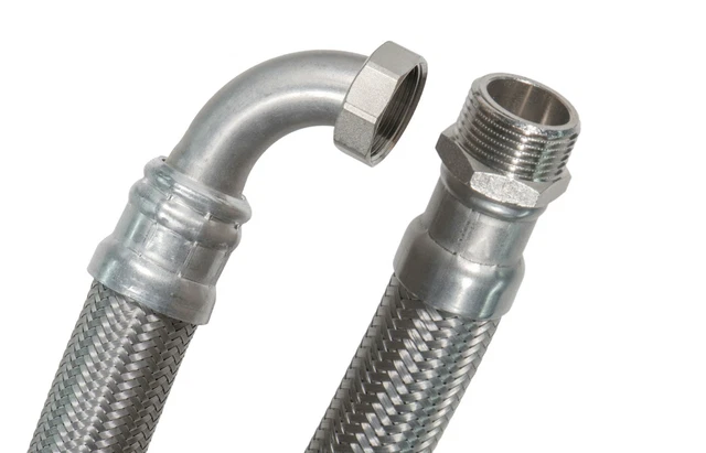 ᐅ Sani-HiFlex Panzerschlauch, DN25, TRINKWASSER, Beidseitig 1' ÜM, Flexschlauch Hauswasserwerk Mit Edelstahl Umflechtung Extreme Knickfestigkeit Schlauchlaenge50cm 2 ᐅ Sani-HiFlex Panzerschlauch, DN25, TRINKWASSER, Beidseitig 1' ÜM, Flexschlauch Hauswasserwerk Mit Edelstahl Umflechtung Extreme Knickfestigkeit Schlauchlaenge50cm 2