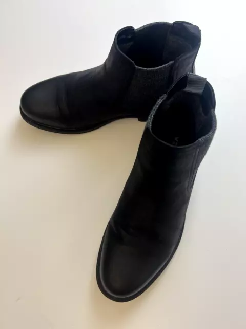 DEICHMANN BLACK CHELSEA Boots - worn once indoors - size 8 £9.00 ...