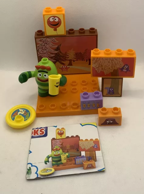 RARE Yo Gabba Gabba Toys! Mega Bloks Toodee Land and Muno Land Building  Playset Toys & Squishy Pals 